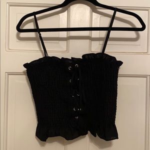 Pitaya Black Crop Top